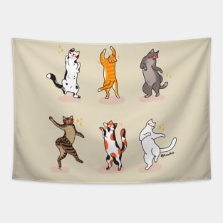 Cat Dance Tapestry