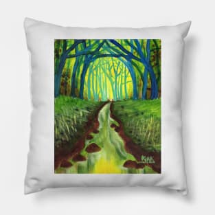 'Blue Ridge Rumination #36'' Pillow