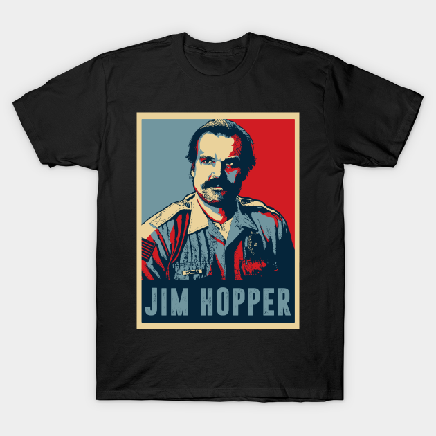 Jim Hopper Stranger Things 3 T Shirt Teepublic De