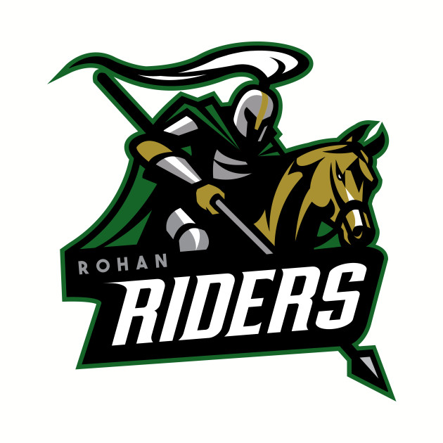 rohan riders team logo lord of the rings tapestry teepublic