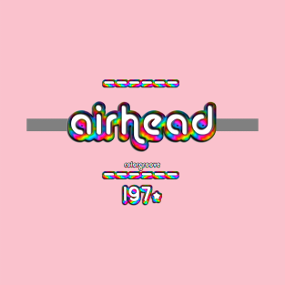 Airhead 1970 ColorGroove Retro-Rainbow-Tube nostalgia (wf) T-Shirt