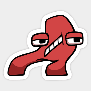 Copy of alphabet lore B Sticker for Sale by MohammedMJ