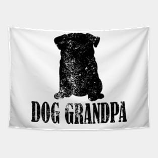 Pugs Dog Grandpa Tapestry