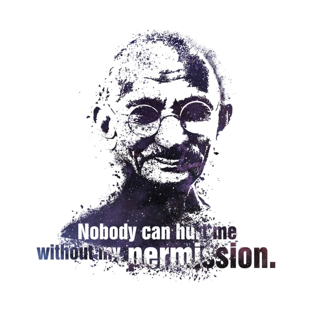 Gandhi quote by conquart