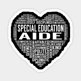 Special Education Aide Heart Magnet