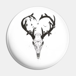 Neverendinglove (bw) Pin