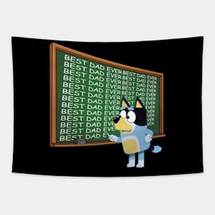 best dad bluey Tapestry