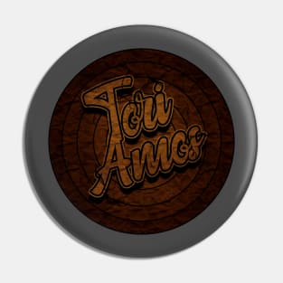 Circle Retro Tori Amos Pin