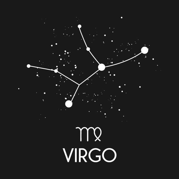 Virgo Constellation Zodiac Symbol by Wolfek246