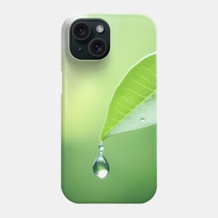 Leaf Water Drop Nature Serene Tranquil Phone Case