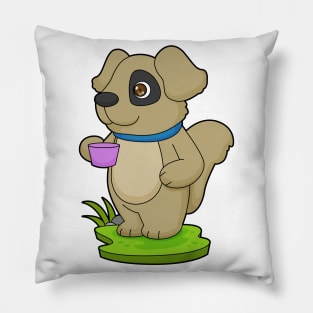 Dog Cup Coffee Pillow