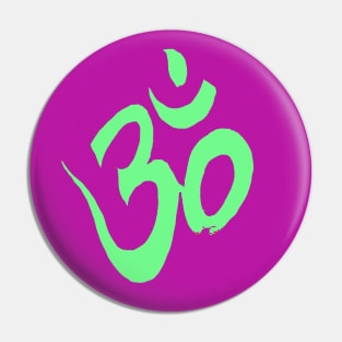 Spirituality Om Symbol Awakening Pin