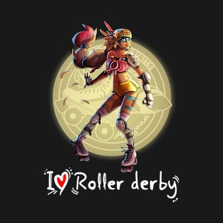 I Love Roller Derby T-Shirt