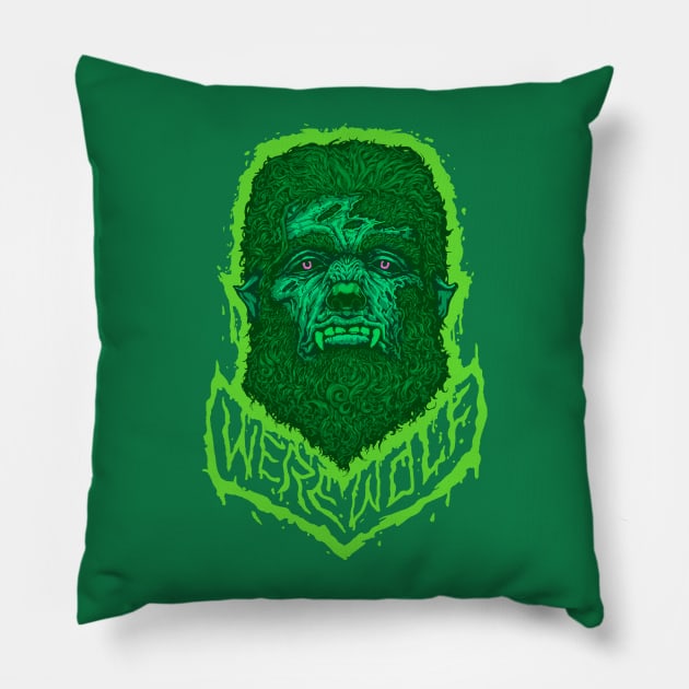 Bloody Werewolf Pillow by Villainmazk