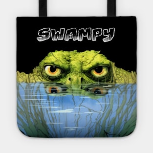 Swampy: Government Dysfunction on a dark (Knocked Out) background Tote