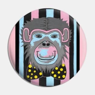 Chimp Off The Old Block Pin