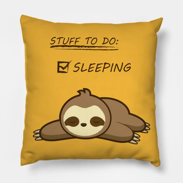 Stuff to do: Sleeping Sloth Pillow by Food in a Can