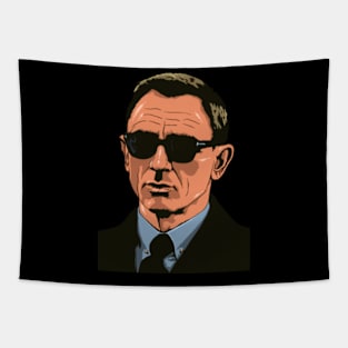 knives out daniel craig Tapestry