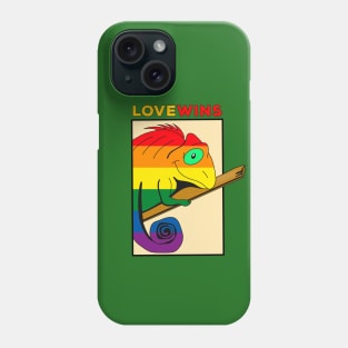 Love Wins Chameleon Phone Case