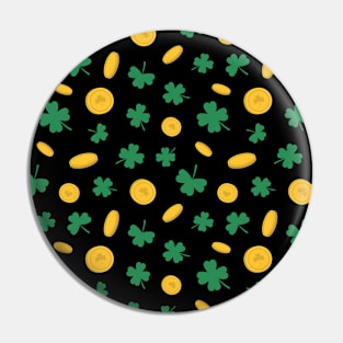 Clovers and Coins Pin