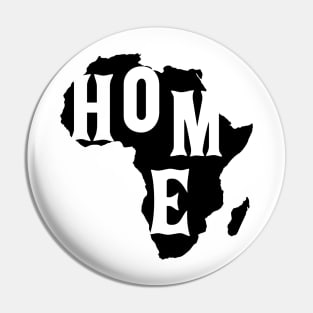 Black History Month BLM, HOME Africa Map Pin