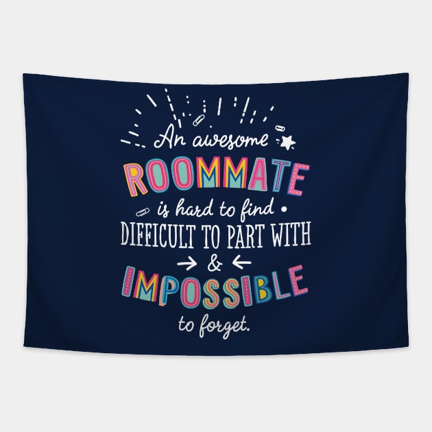 An awesome Roommate Gift Idea - Impossible to Forget Quote Tapestry by BetterManufaktur