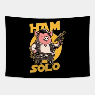 Space Captain Pig Smuggler Tapestry