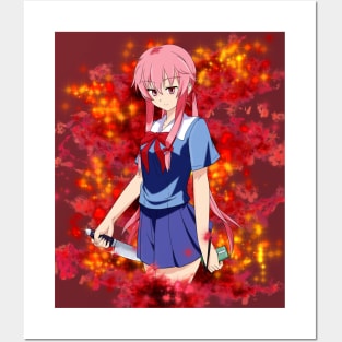 Mirai Nikki - Yuno Gasai - Mirai Nikki - Posters and Art Prints