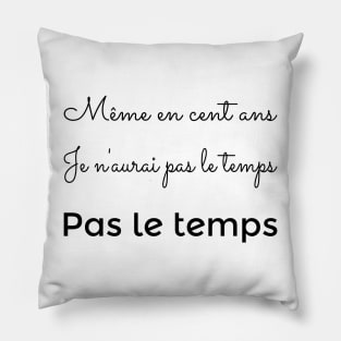 Je n'aurai pas le temps, Michel Fugain (1967) - French song lyrics - black Pillow