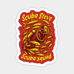 Scuba Steve Scuba Squad Magnet