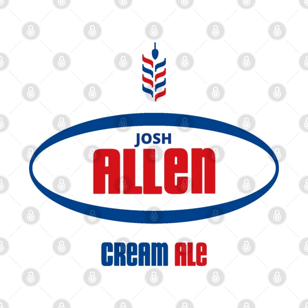 Josh Allen Cream Ale by Buffalo Tees