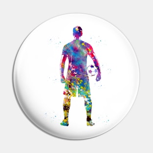 Soccer Player Pin