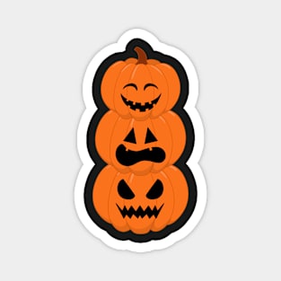 Stacked pumpkins Magnet