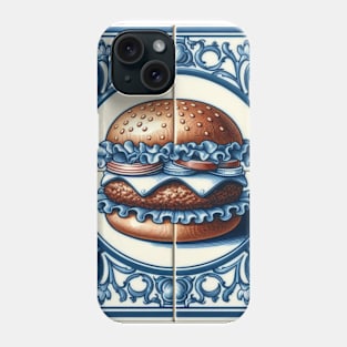 Delft Tile With Fast Food No.1 Phone Case