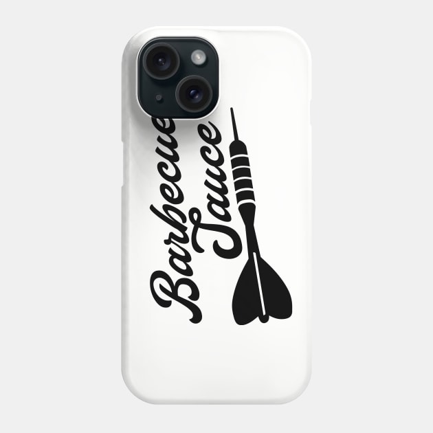 Barbecue Sauce black Phone Case by AngryMongoAff