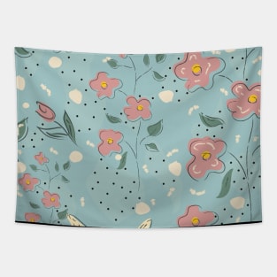 Floral Pattern Tapestry