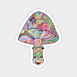 Swirly Mushroom Magnet