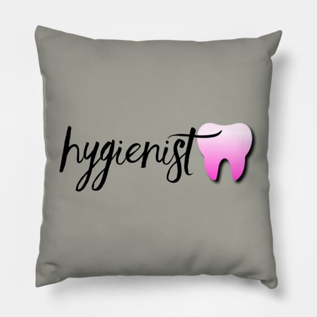 Dental Hygienist Pillow by Mr.Dentaltees