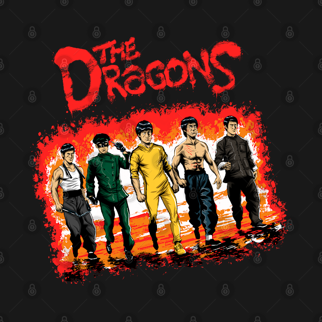 Discover The Dragons - Bruce Lee - T-Shirt