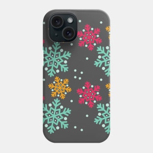 Winter Snowflakes Pattern Phone Case