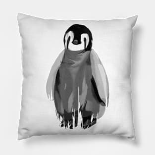 Doomed Penguin Pillow