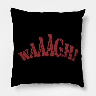 Waaagh - Red Pillow