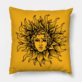 Apollo Sun God Symbol Pillow