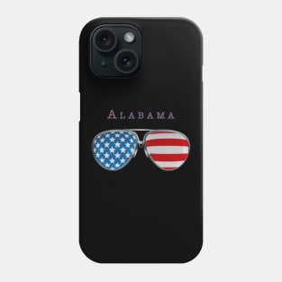 USA GLASSES ALABAMA Phone Case