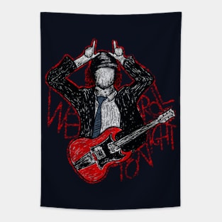 AC/DC Angus Young Rock Band Tapestry