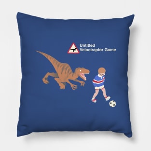 Untitled Velociraptor Game Pillow