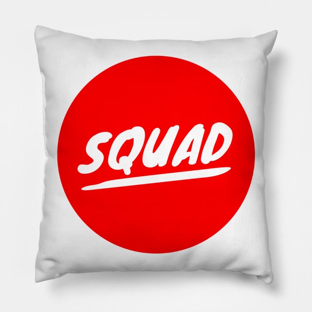 Squad Pillow by GMAT