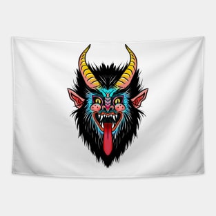 Krampus - Traditional Tattoo Design Tapestry