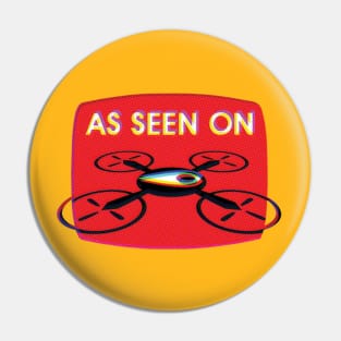 As Seen on Drone Surveillance Dystopomart Pin