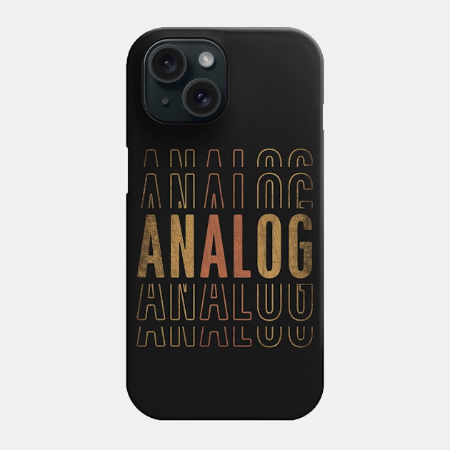 Analog Audio Engineer Phone Case by All-About-Words